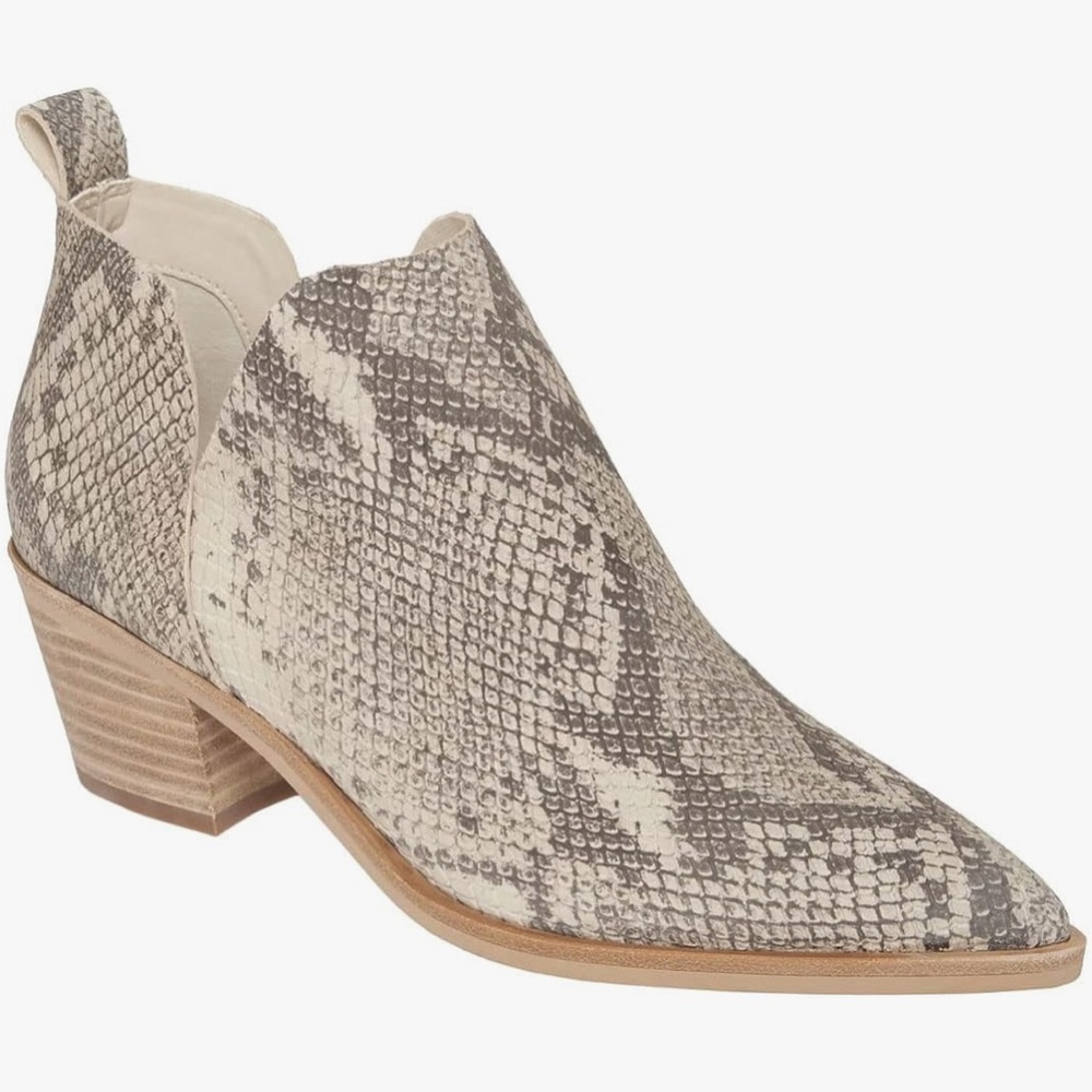 Excellent Condition Dolce Vita Sonni Snakeskin Ankle Boots